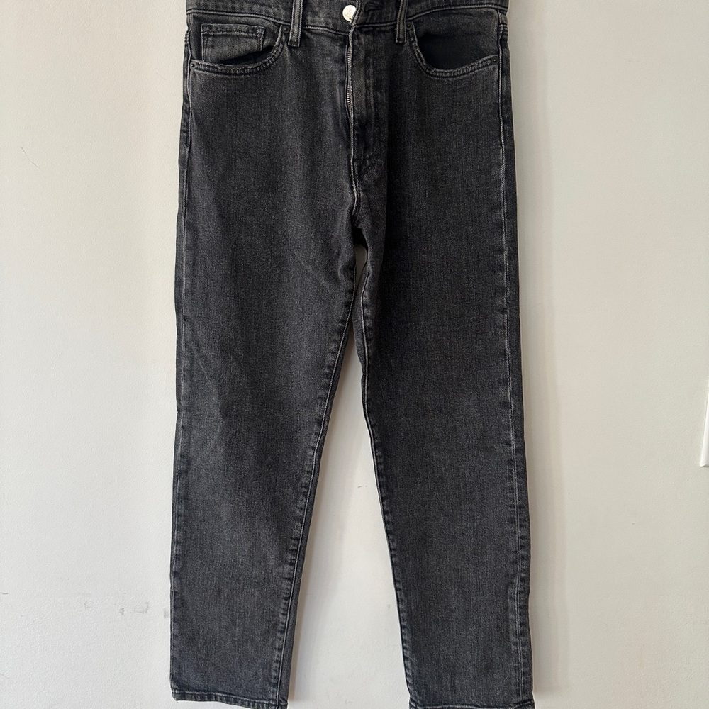 Baldwin Dark Gray Straight Jeans